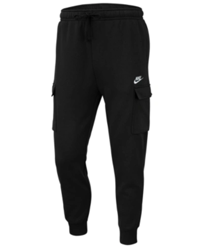 Nike Sportswear Club Fleece Men's Club Cargo Joggers In Black