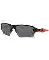 Oakley Nfl Collection Sunglasses, Atlanta Falcons Oo9188 59 Flak 2.0 Xl In Atl Matte Black/prizm Black