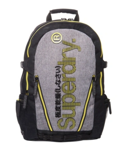 Superdry Monoline Tarp Backpack In Gray