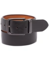 Levi's Men's Casual Burnished Edge Reversible Belt In Tan/black