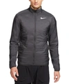 Nike Men's Aerolayer Running Jacket In Dark Sky Grey