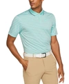 Nike Men's Vapor Dri-fit Striped Golf Polo In Light Aqua/ Pure/ Light Aqua