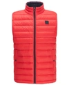 Hugo Boss Boss Men's Chroma Packable Down Gilet Vest In Bright Red