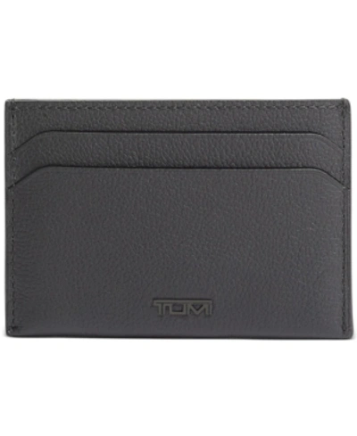 TUMI MEN'S MONEY CLIP LEATHER CARD CASE