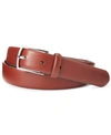 POLO RALPH LAUREN MEN'S POLO-PLAQUE CALFSKIN BELT