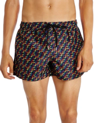 2(x)ist Essential Ibiza Rainbow-print Swim Shorts In Blue