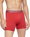 Calvin Klein Customized Stretch Boxer Briefs In Impact Red