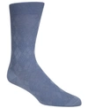 Cole Haan Men's Tonal Argyle Crew Socks In English Manor