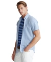 Polo Ralph Lauren Men's Big & Tall Classic Fit Seersucker Shirt In White/blue Multi