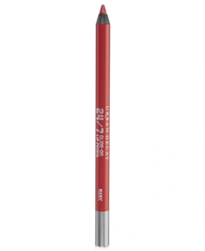 Urban Decay Vice 24/7 Glide-on Lip Liner Pencil In Manic (rosy Wine)