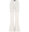 AMIRI CROCHET SILK-BLEND trousers,P00423888