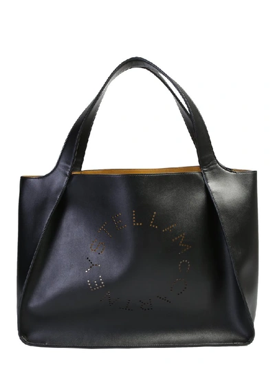 Stella Mccartney Faux Leather Tote Bag In Nero