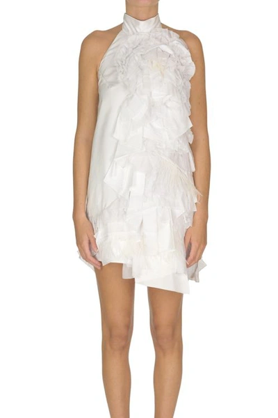 N°21 Embellished Mini Dress In White