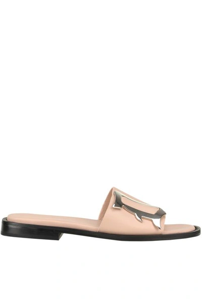 Dondup Designer Logo Slides In Cipria