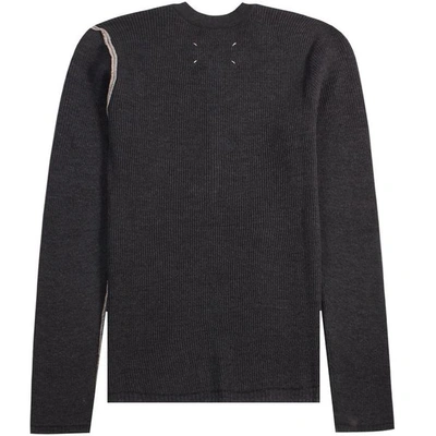 Maison Margiela Classic Elbow Knit Sweater Colour: Grey
