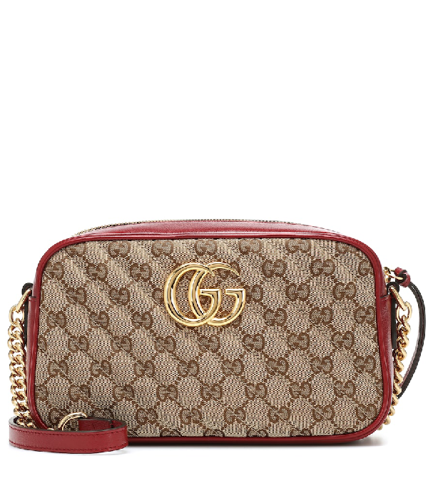 Gucci Gg Marmont Small Camera Shoulder Bag In Red | ModeSens