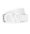 VALENTINO GARAVANI Valentino Garavani VLOGO leather belt,P00452475