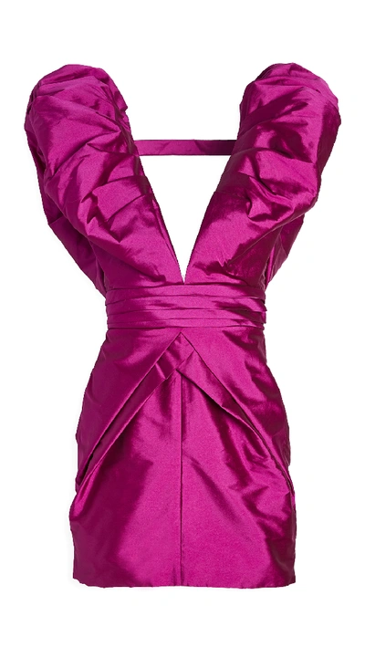 Ronny Kobo Dressing Gownrta Dress In Violet