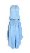 Ramy Brook Audrey Sleeveless Midi Dress In Cloud Blue