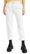 R13 Skinny Boyfriend Jeans In Nico White