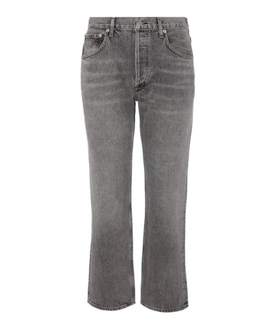 Agolde Ripley Mid-rise Straight Fit Jeans In Dovetail