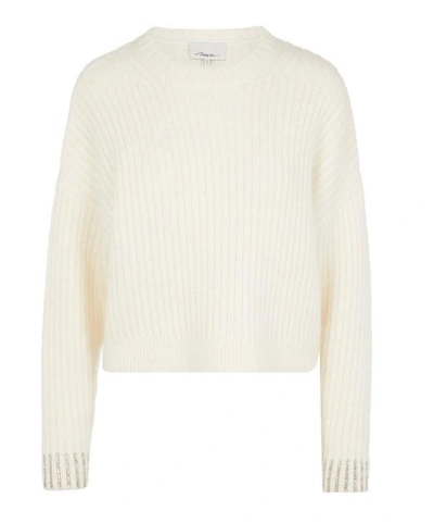 3.1 Phillip Lim / フィリップ リム Embellished Cuff Pullover In White