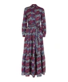 La Doublej Bellini Floral Print Shirt Dress In Blooms