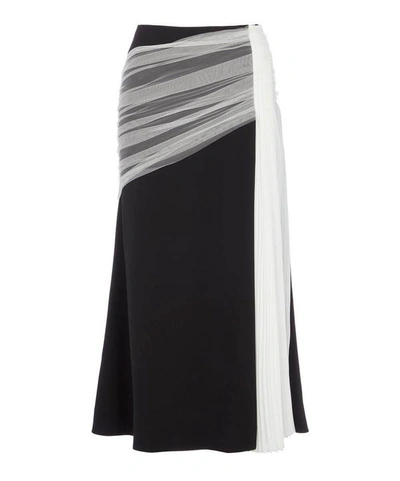 Mame Kurogouchi High-waisted Layered Skirt In White
