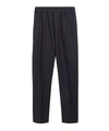 ACNE STUDIOS ELASTICATED WOOL MOHAIR TROUSERS,000643008