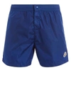 Moncler Tricolour Seam Swim Shorts In Blue