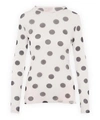 DRIES VAN NOTEN POLKA-DOT CREW-NECK MESH T-SHIRT,000647305