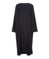 ESKANDAR WIDE A-LINE BOAT-NECK DRESS,000639523