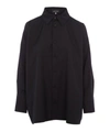 ESKANDAR A-LINE PLEATED SHIRT,000642582