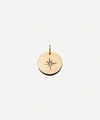 ATELIER VM 18CT GOLD DIAMOND EYE CHARM,000705854