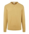 Sunspel Crew-neck Cotton Sweatshirt In Green