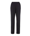 ESKANDAR NARROW STRETCH-WOOL TROUSERS,000570889