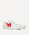 CONVERSE COMME DES GARCONS PLAY X CONVERSE CHUCK TAYLOR CANVAS SNEAKERS LO,000612565