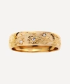 ATELIER VM 9CT GOLD ENGLISH ROSE DIAMOND RING,000705632