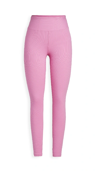 Year Of Ours Ribber Joggers Leggings In Truepink