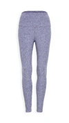 Beyond Yoga Space Dye Caught In The Midi High Waisted Leggings In Dusty Violet Lovely Lilac