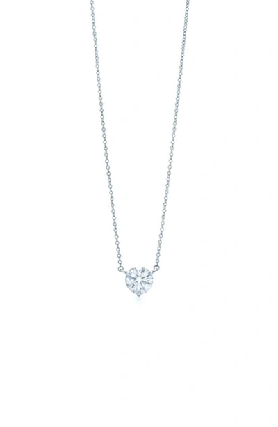 Kwiat Platinum 1ct. Solitaire Diamond Pendant Necklace