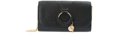 See By Chloé Hana Wallet With Chain In Black