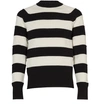 AMI ALEXANDRE MATTIUSSI STRIPED SWEATER,AMIY4KJ7BCK