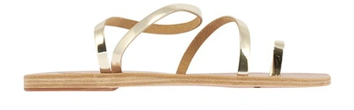 Ancient Greek Sandals Apli Eleftheria Leather Sandals In Gold