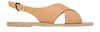 Ancient Greek Sandals 'maria' Leather Slingback Sandal In Natural
