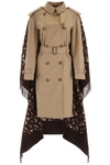 BURBERRY BURBERRY BLANKET DETAIL TRENCH COAT