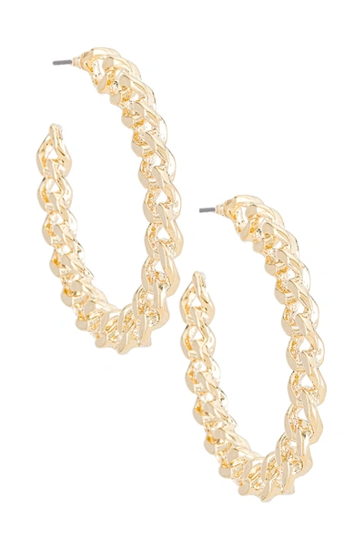 Amber Sceats Chain Hoop Earring In Gold