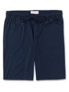 DEREK ROSE DEREK ROSE MEN'S LOUNGE SHORTS BASEL MICRO MODAL STRETCH NAVY,3559-BASE001NAV