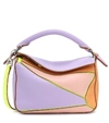 LOEWE PAULA'S IBIZA PUZZLE MINI LEATHER SHOULDER BAG,P00475643