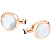 Montblanc Meisterstuck Round Cufflinks In Rose